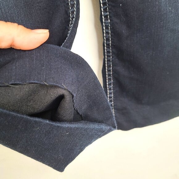 Silver Jeans Dark Indigo Wash Suki Bootcut Denim Jeans 32x25 - Picture 7 of 11